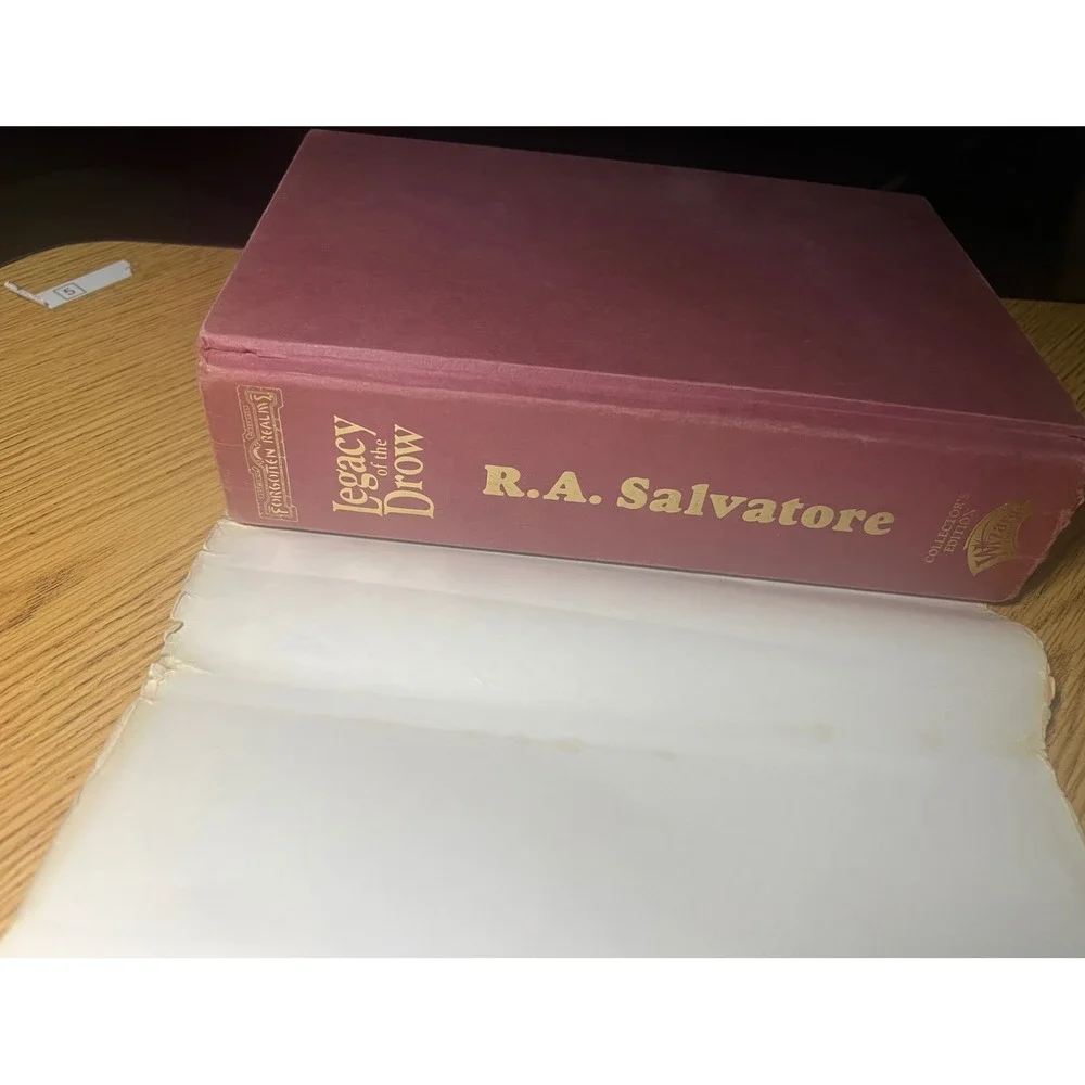 Legacy of the Drow Collector's Edition R.A. Salvatore Forgotten Realms Hardcover